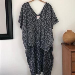 Free People Blue n White Shawl/Poncho